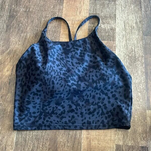 Old Navy Active Power-soft leopard cheetah sports bra
